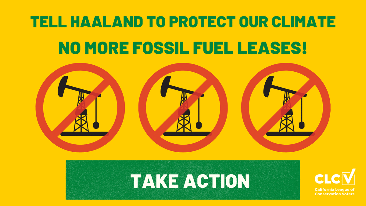 Tell Haaland- End Fossil Fuel Leases! 