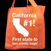 California Trashes Plastic Bags!