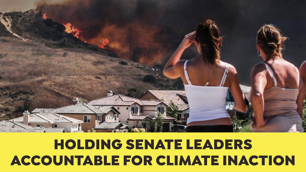 Holding Senate Leaders Accountable for Climate Inaction