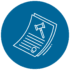Letter with gavel icon